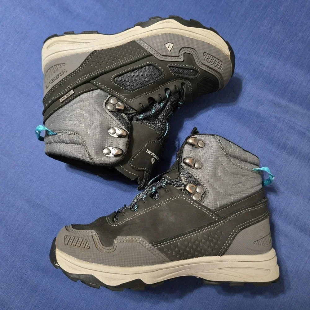 Vasque Snow Boots Little Kids Size 13 Gray Waterproof Hiking Lace Up‎ Winter